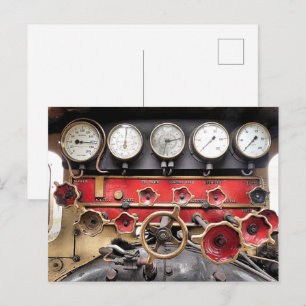 STEAM TRAIN POSTKARTE