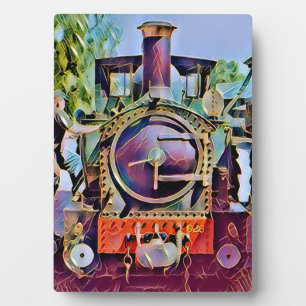 STEAM TRAINS FOTOPLATTE