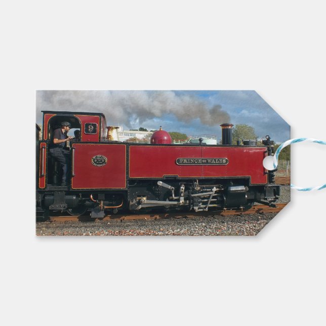 STEAM TRAINS GESCHENKANHÄNGER (Vorderseite (Horizontal))