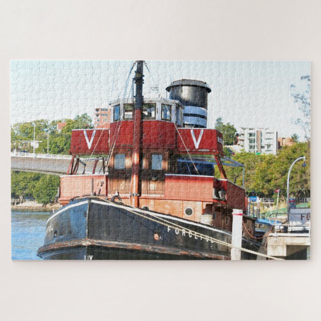 Steam Tugboat Forceful, Queensland Puzzle (Horizontal)