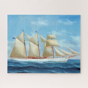 Steam Yacht Lady Torfrida 1910 Puzzle