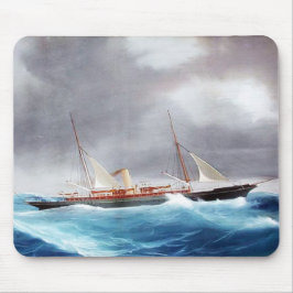 Steam Yacht Margarita 1900er Mousepad