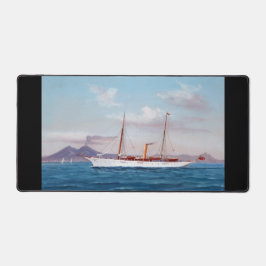 Steam Yacht SY Vanduara 1906 Schreibtischunterlage