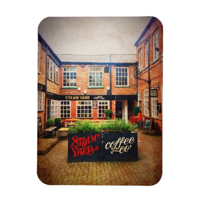 Steam Yard Coffee Co Magnet (Vertikal)