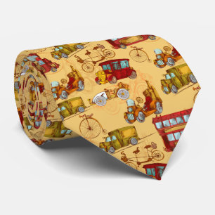 Steamampetransportmuster Krawatte