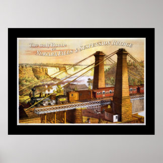 Steambahn-Steampunk-Motor Zielort Poster