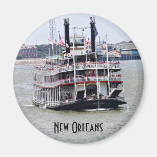 Steamboat auf dem Fluss Mississipi Magnet