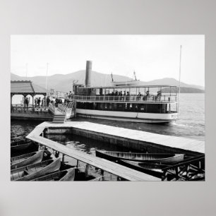 Steamboat beim Sagamore Hotel, 1904 Poster