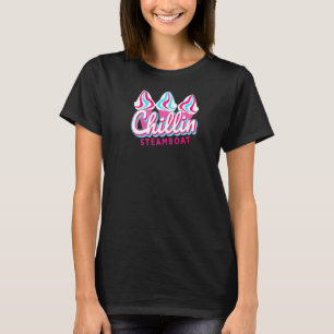 Steamboat Chillin Ice Pop Lugano Gestern und Heute T-Shirt