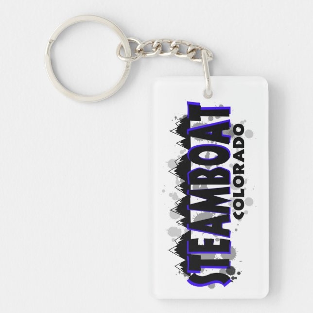 Steamboat Colorado Schlüsselanhänger (Vorderseite)