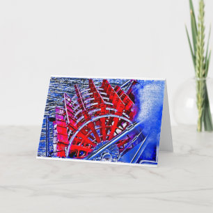 Steamboat Paddle Wheel Karte