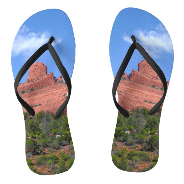 Steamboat Rock in Sedona Flip Flops (Fußbett)