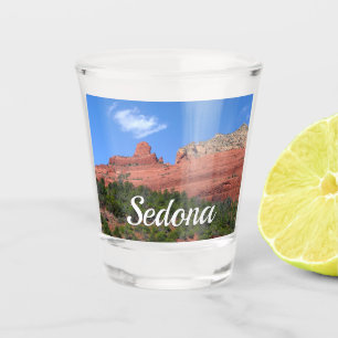 Steamboat Rock in Sedona Schnapsglas