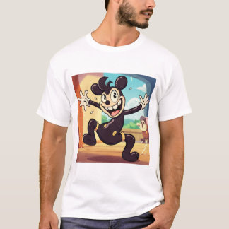 Steamboat Spright: Eine fröhliche Retro-Maus T-Shirt