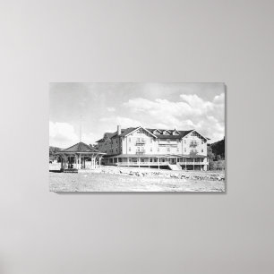 Steamboat Springs, Co-Häuschen und Kabinen Leinwanddruck