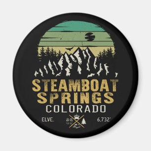 Steamboat Springs Colorado Bergcamping Wandern Magnet