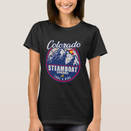 Steamboat Springs Colorado Camping Wandern T-Shirt