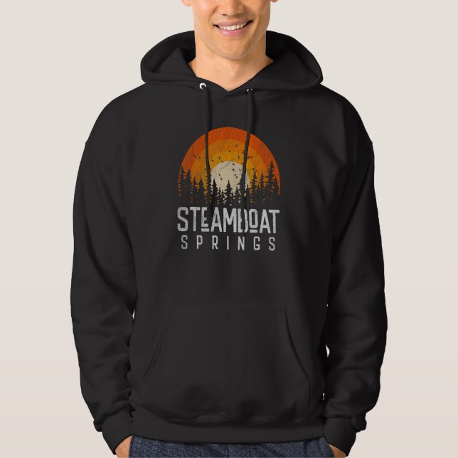 Steamboat Springs Colorado CO Shirt Retro Style Vi (Vorderseite)