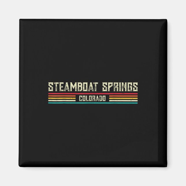 Steamboat Springs Colorado  Magnet (Vorne)