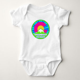 Steamboat Springs Colorado Neonberge Baby Strampler