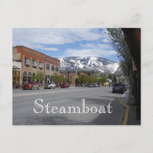 Steamboat Springs Colorado Postcard Postkarte
