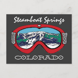 Steamboat Springs Colorado Roter Hahn Postkarte