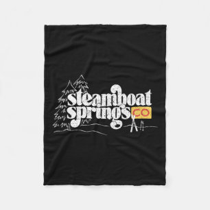 Steamboat Springs Colorado Ski Snowboard Winter Sn Fleecedecke