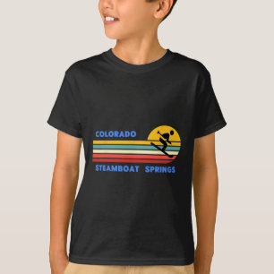 Steamboat Springs Colorado Skifahren Skifahrer Ski T-Shirt