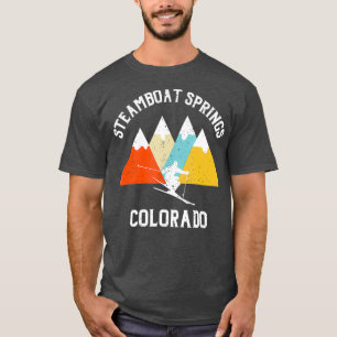 Steamboat Springs Colorado Skiurlaub Souvenir T-Shirt