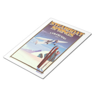 Steamboat Springs Colorado Vintage-Reiseposter Notizblock