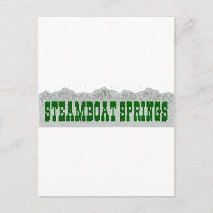 Steamboat Springs Postkarte