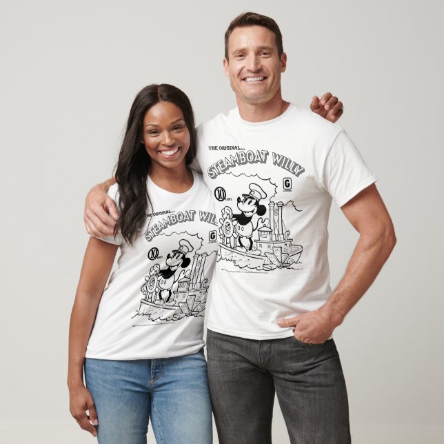 Steamboat Willie Comic Book T - Shirt (Unisex)
