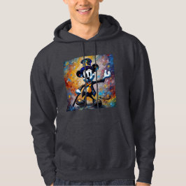 Steamboat Willie Generative Kunst Hoodie
