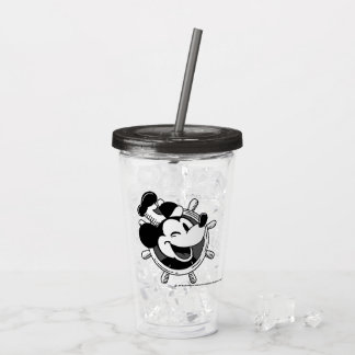 Steamboat Willie Retro Tumbler Acryltrinkbecher
