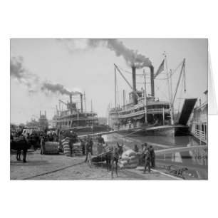 Steamboats bei Vicksburg, 1910