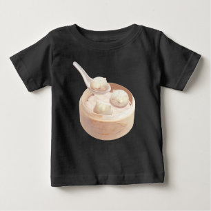 Steamed Bao Buns with Tea Baby T-shirt