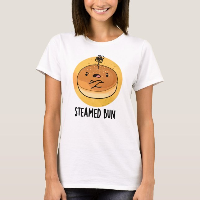 Steamed Bun Funny Food Puff T-Shirt (Vorderseite)