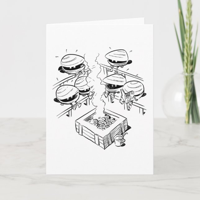 Steamed Clams Card Karte (Vorderseite)