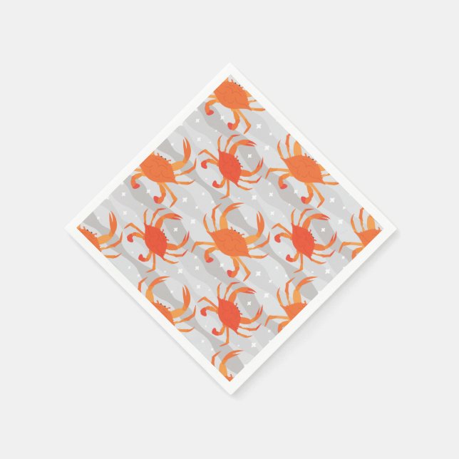 Steamed Crabs Serviette (Ecke)