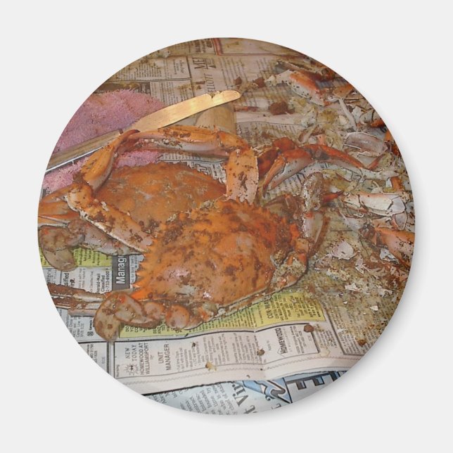STEAMED CRABS YUMMY MAGNET (Vorne)