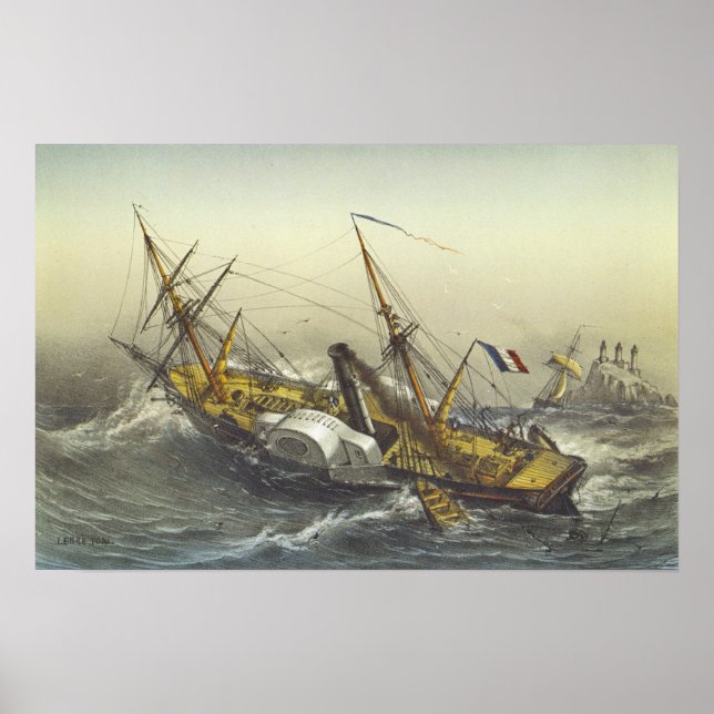 Steamer Fulton Poster (Vorne)