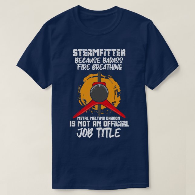 Steamfitter Gewerkschaft Steamfitter Pipefitter T-Shirt (Design vorne)