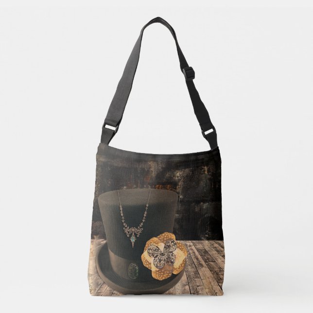 Steamhut Ober-Hut-Karosserietasche Tragetaschen Mit Langen Trägern (Vorderseite)