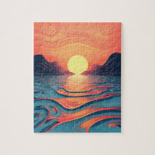 Steampelsonnenuntergang Puzzle