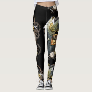 Steamplunk-Design Leggings