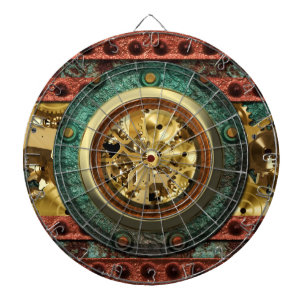 Steampunk 4C Dart Board Dartscheibe