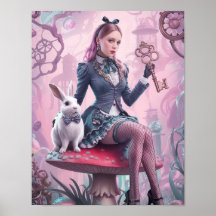 Steampunk-Alice-im-Wunderland-Poster