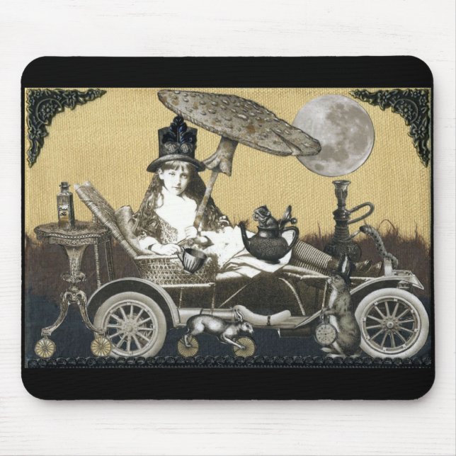 Steampunk Alice Mousepad (Vorne)