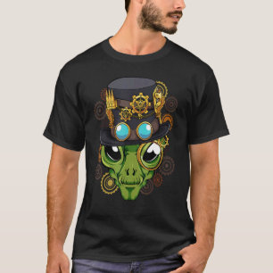 Steampunk-Alien Klasse Mittelalter Mechanisch Vikt T-Shirt