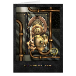 Steampunk am Herzen personalisiert